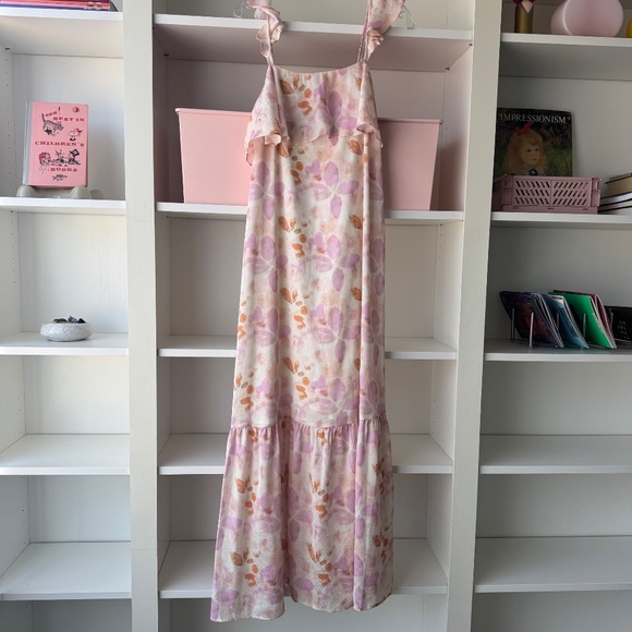 HOUSE OF HARLOW 1960 x REVOLVE Evelyne Watercolor Floral Maxi Dress - Picture 4 of 9
